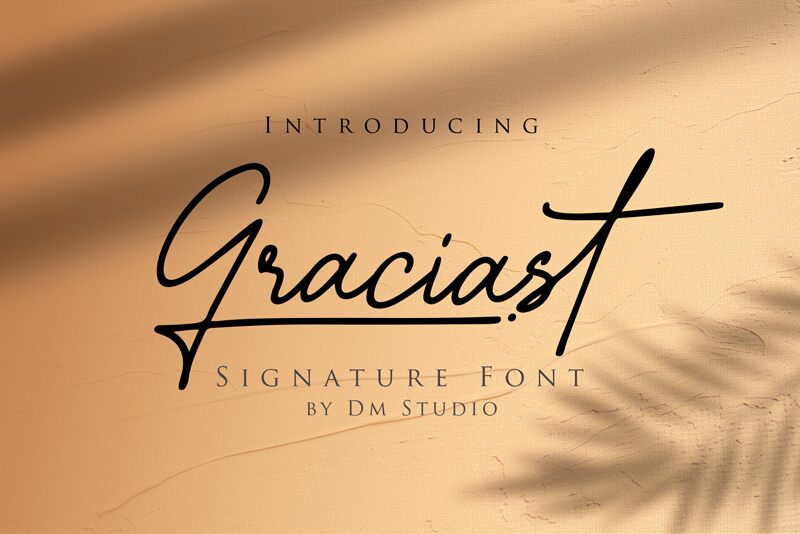Graciast Schriftart