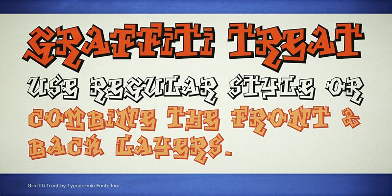 Graffiti Treat Schriftart