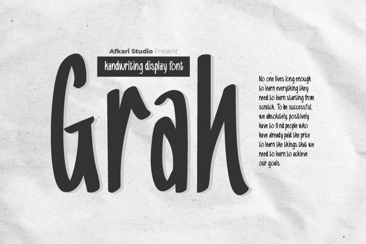 Grah Schriftart