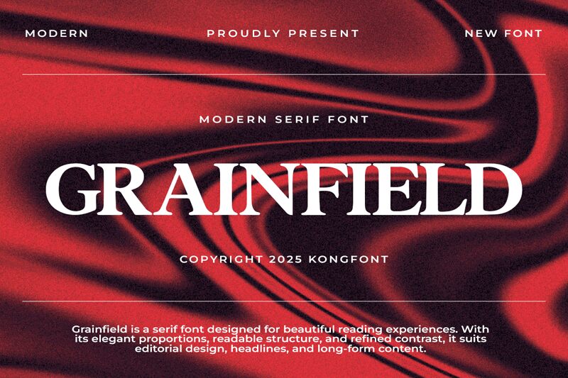 Grainfield Schriftart