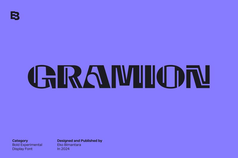 Gramion Schriftart