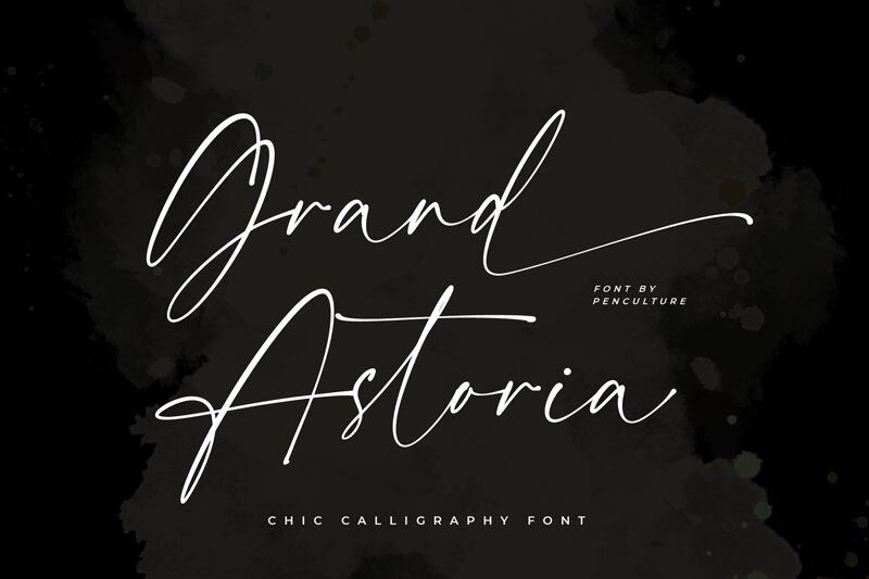 Grand Astoria písmo | Fonts2u.com