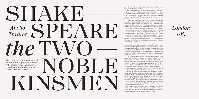 Grand Cru Schriftart