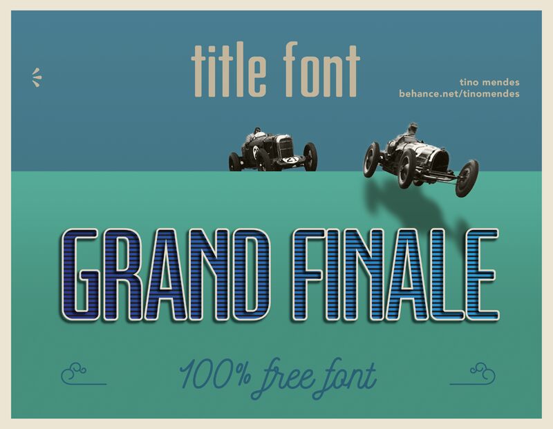 GRAND FINALE Schriftart