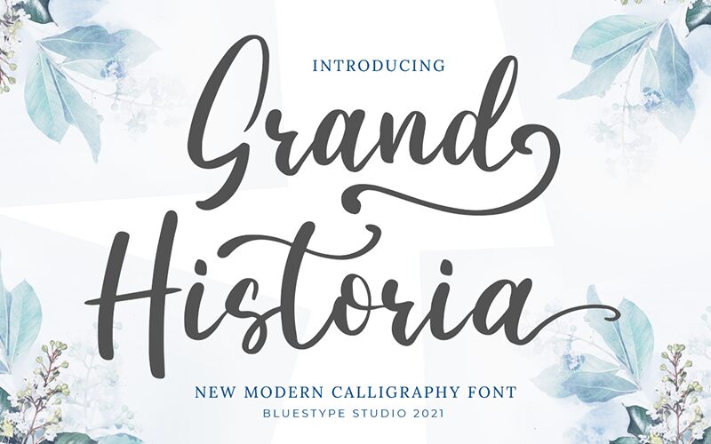 Grand Historia Schriftart
