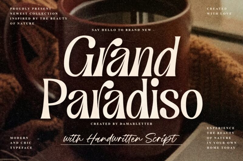 Grand Paradiso Schriftart
