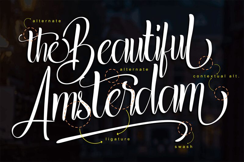 Grandstown Script Schriftart