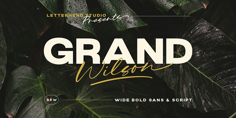 Grand Wilson Sans Schriftart