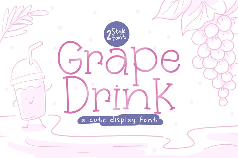 Grape Drink Schriftart