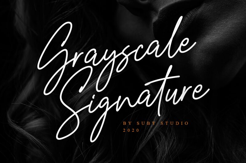 Grayscale Signature Police
