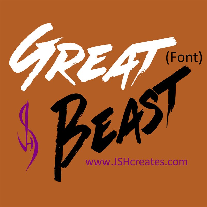 Great Beast Schriftart