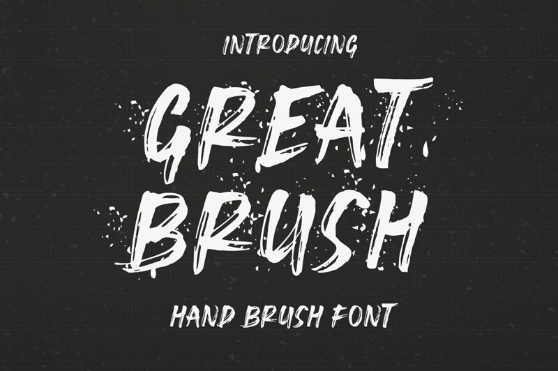 Great Brush Czcionka