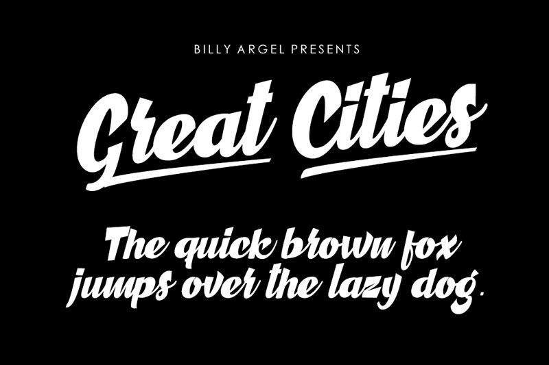 Great Cities Schriftart