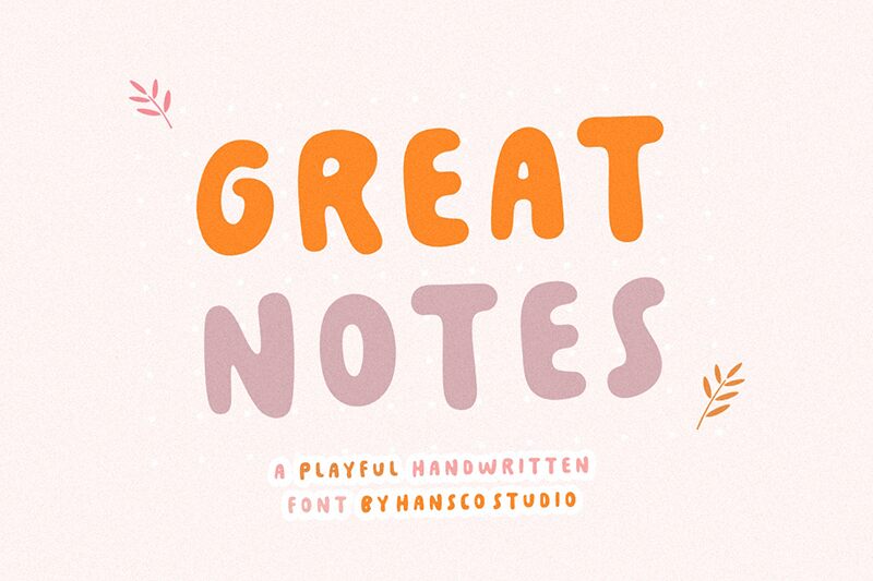 Great Notes Czcionka