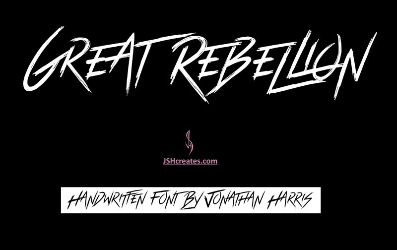 Great Rebellion Schriftart