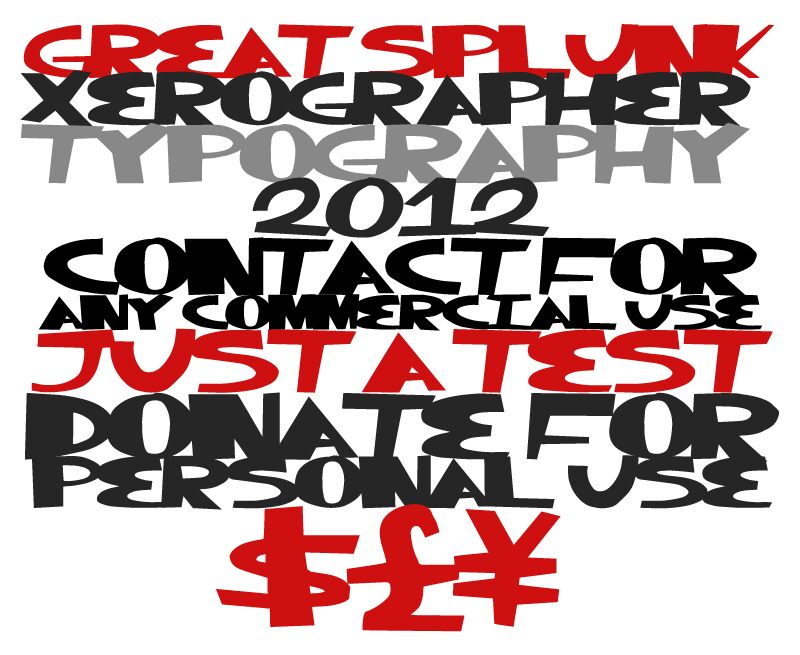 GreatSplunk Carattere