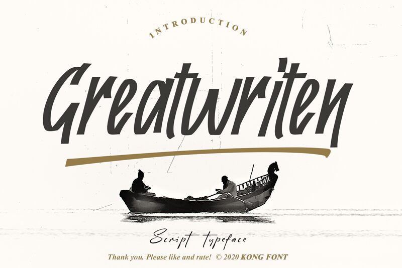 Greatwriten Schriftart