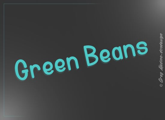 Green Beans Czcionka