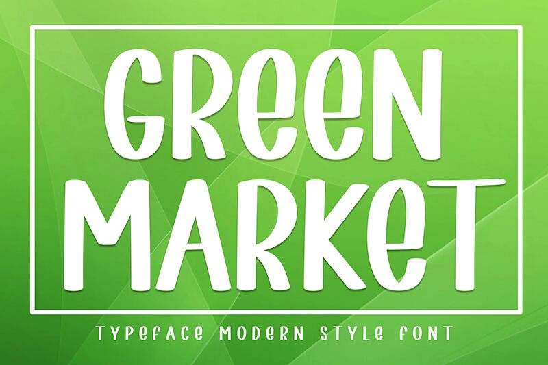 Green Market 字体