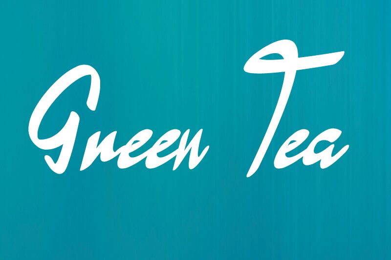 Green Tea الخط 
