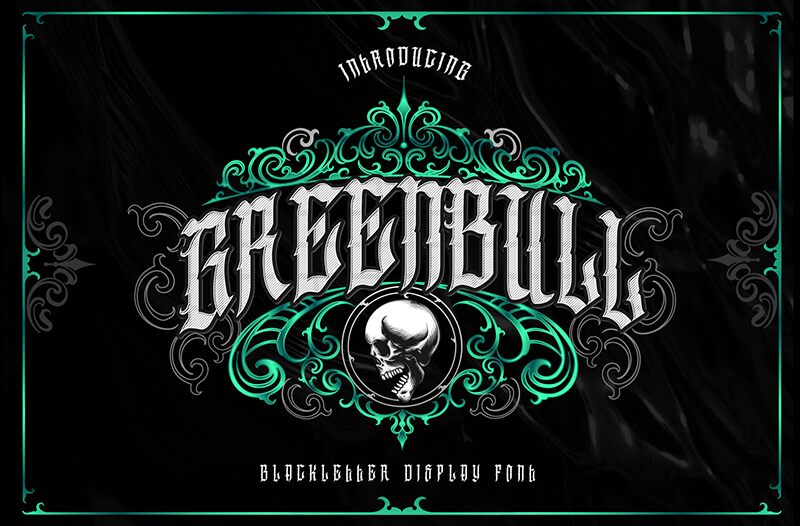 GREENBULL Schriftart