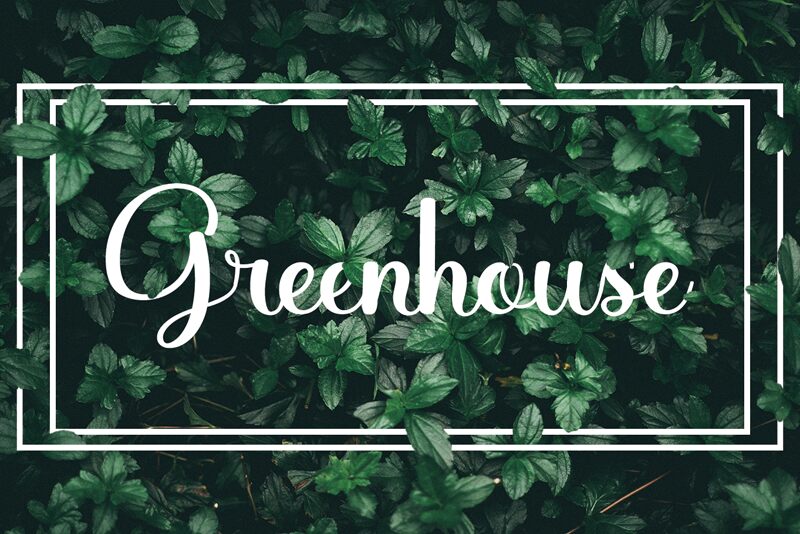 Greenhouse font