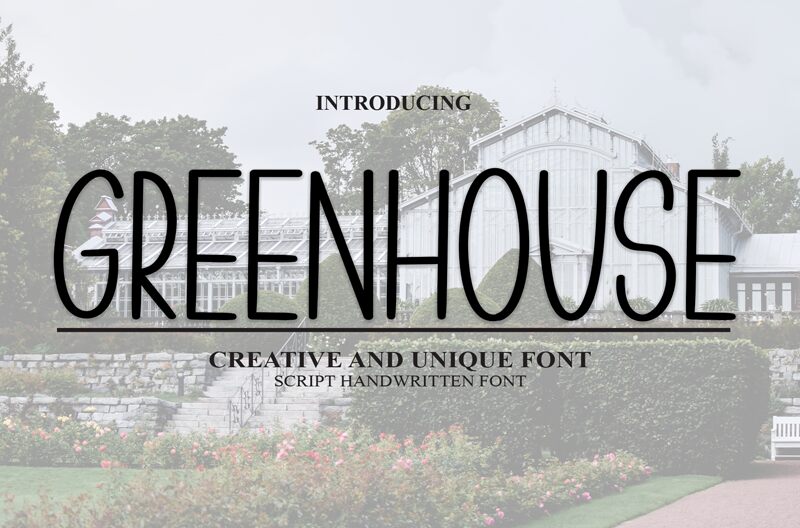 Greenhouse Font