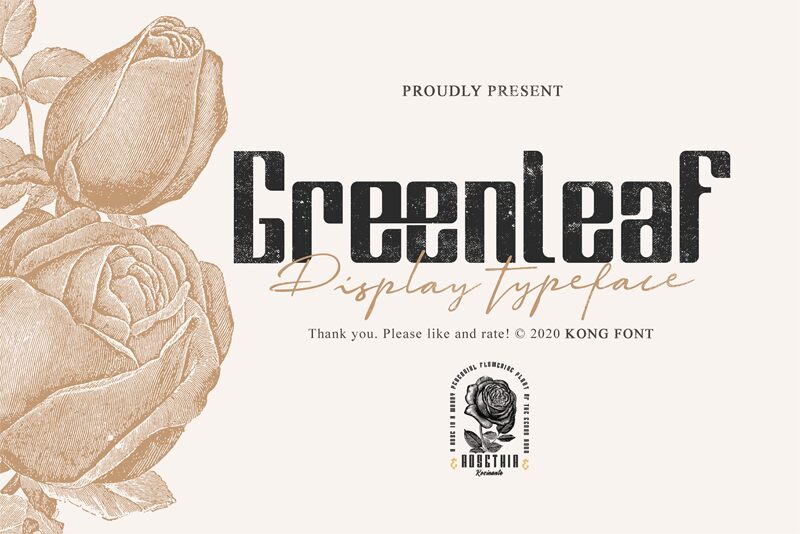 Greenleaf Schriftart