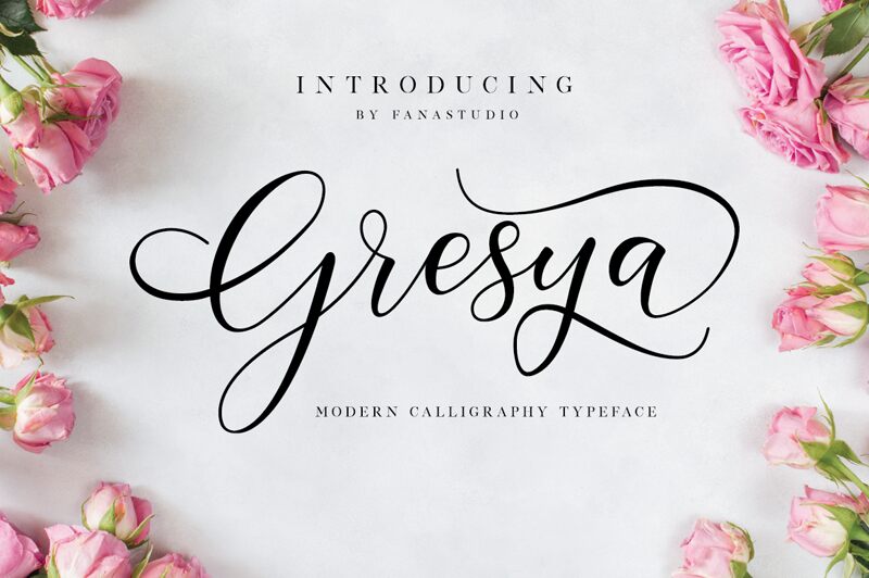 Gresya Schriftart