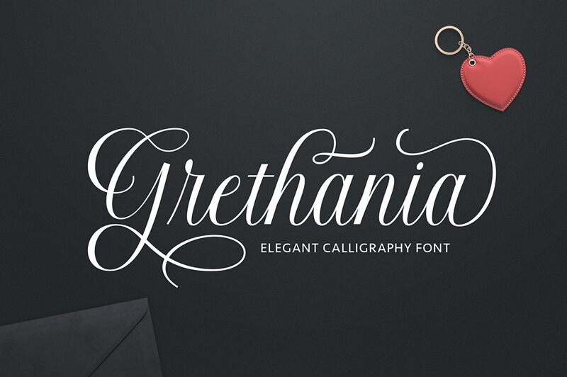 Grethania Script Carattere
