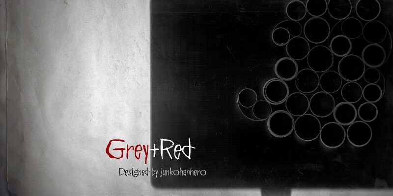 Grey+Red Carattere