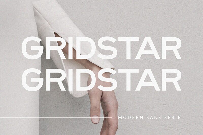 Gridstar Schriftart