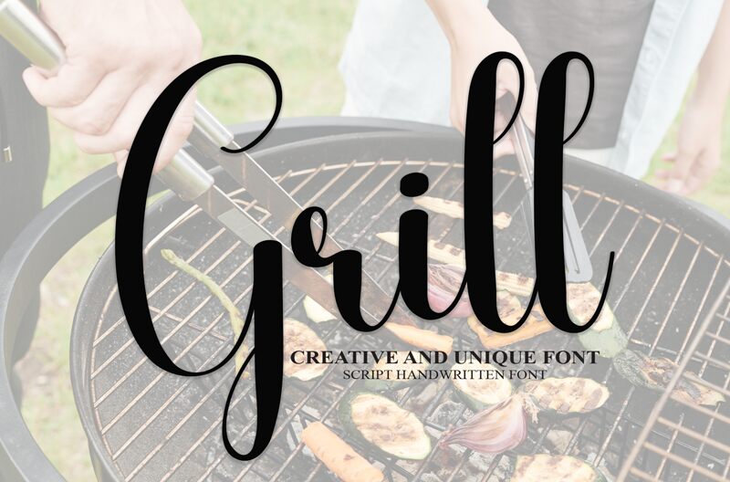 Grill 字体