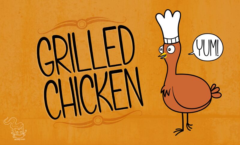 Grilled Chicken Schriftart