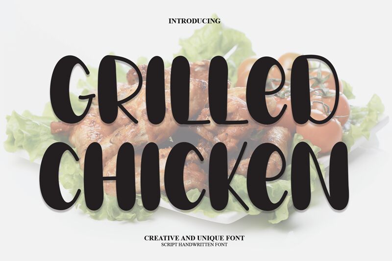 Grilled Chicken Шрифт