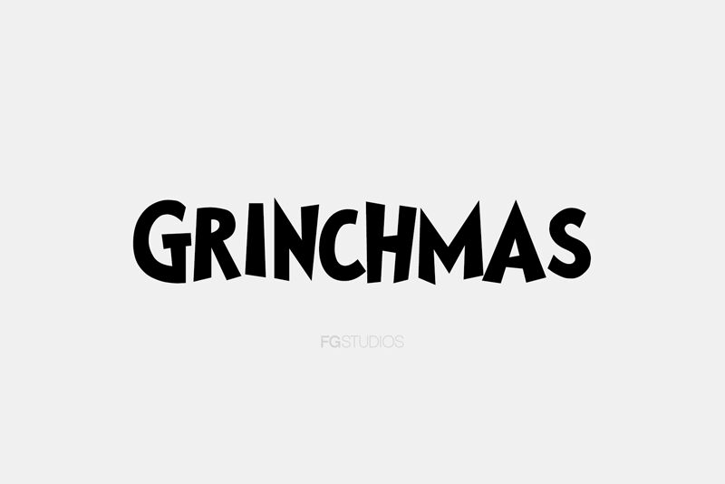 Grinchmas Schriftart