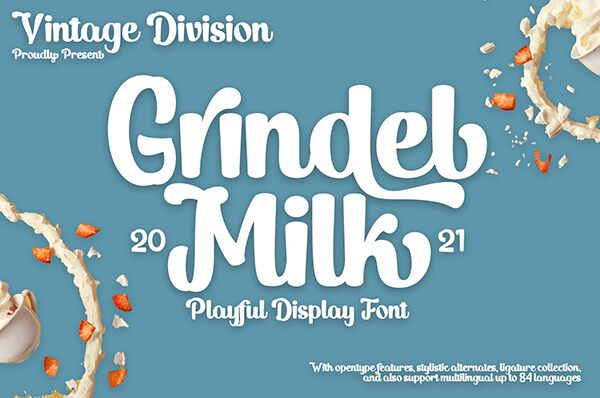 Grindel Milk Schriftart