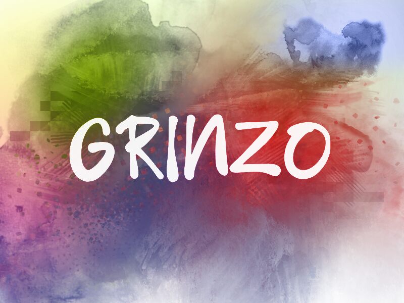 g Grinzo Schriftart