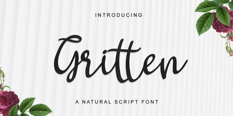 Gritten الخط