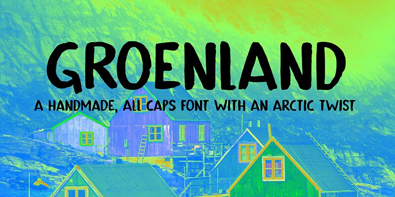 Groenland Schriftart