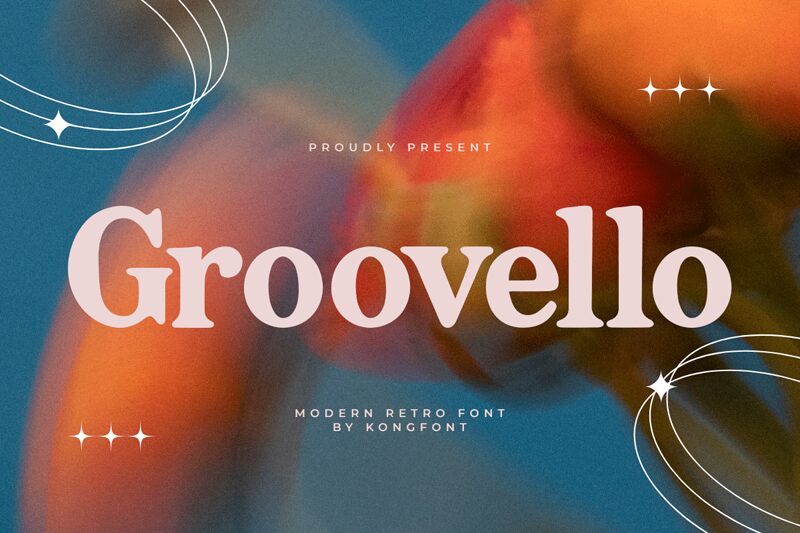 Groovello Schriftart
