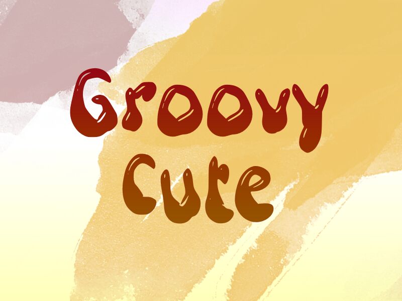 g Groovy Cute Carattere