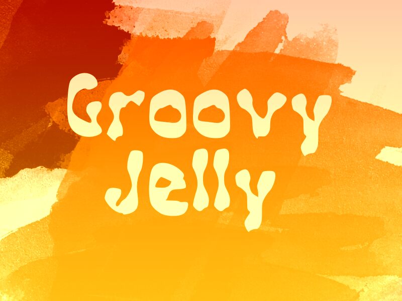 g Groovy Jelly Шрифт