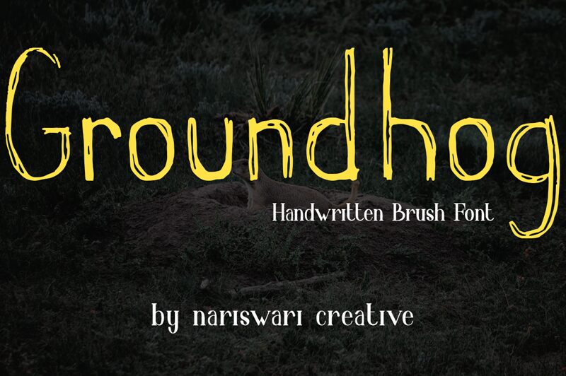 Groundhog Schriftart