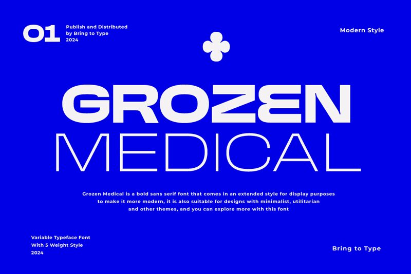 GROZEN MEDICAL Czcionka