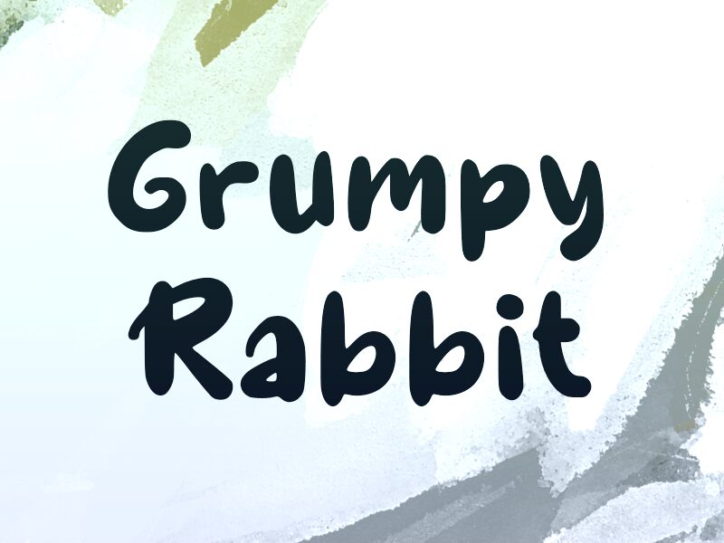 Grumpy Rabbit الخط