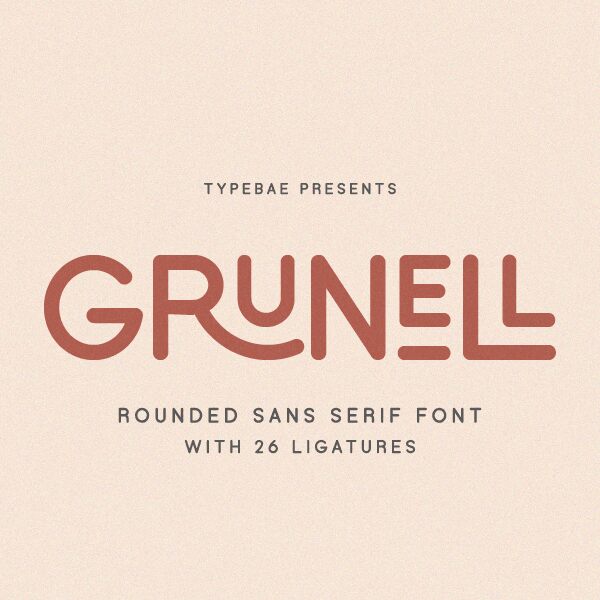 Grunell الخط