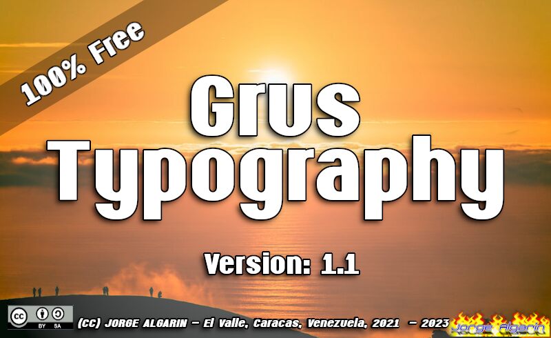 Grus Czcionka
