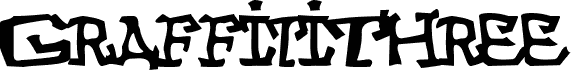 Preview of the GraffitiThree font