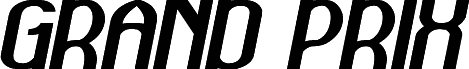 GRAND PRIX Italic